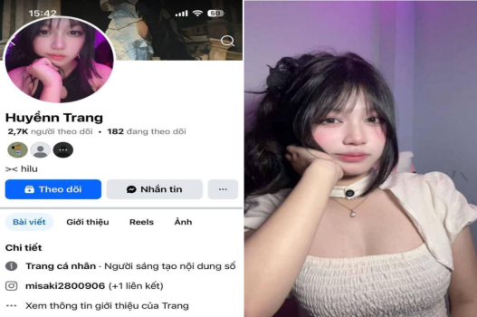Khoái lạc với cặp mông Huyền Trang